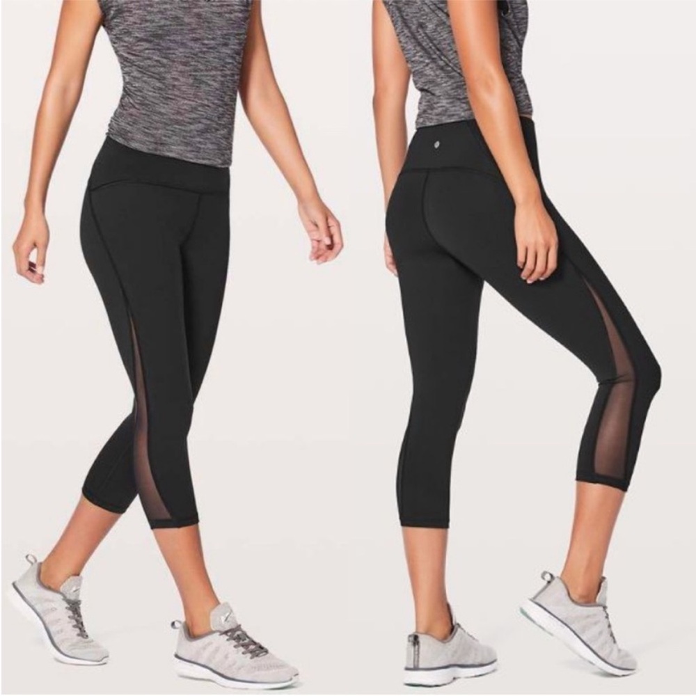 NWOT lululemon Train Time 17” Crop, Size 6